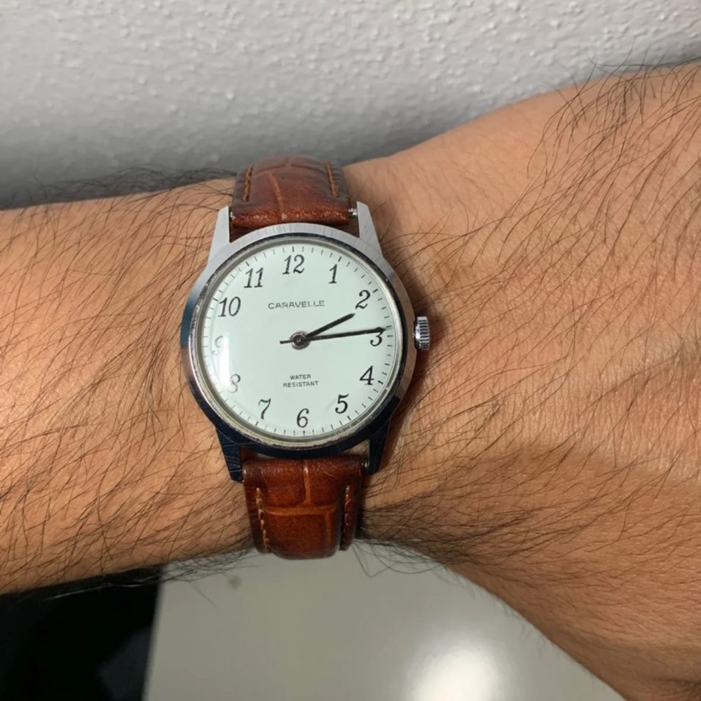 1960s Cavarelle By Bulova Mechanical Watch